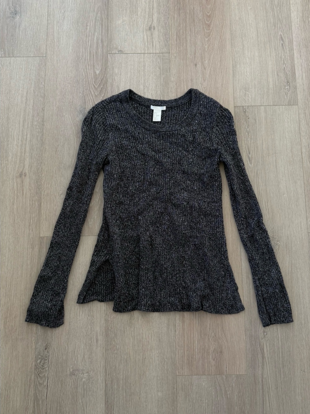 H&M Dark Charcoal Crewneck Sweater
